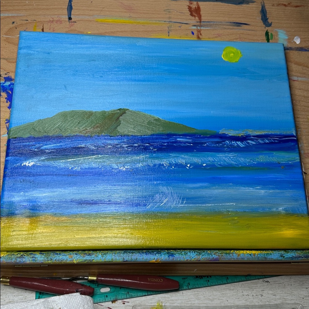 Oceanic Horizon Canvas Art